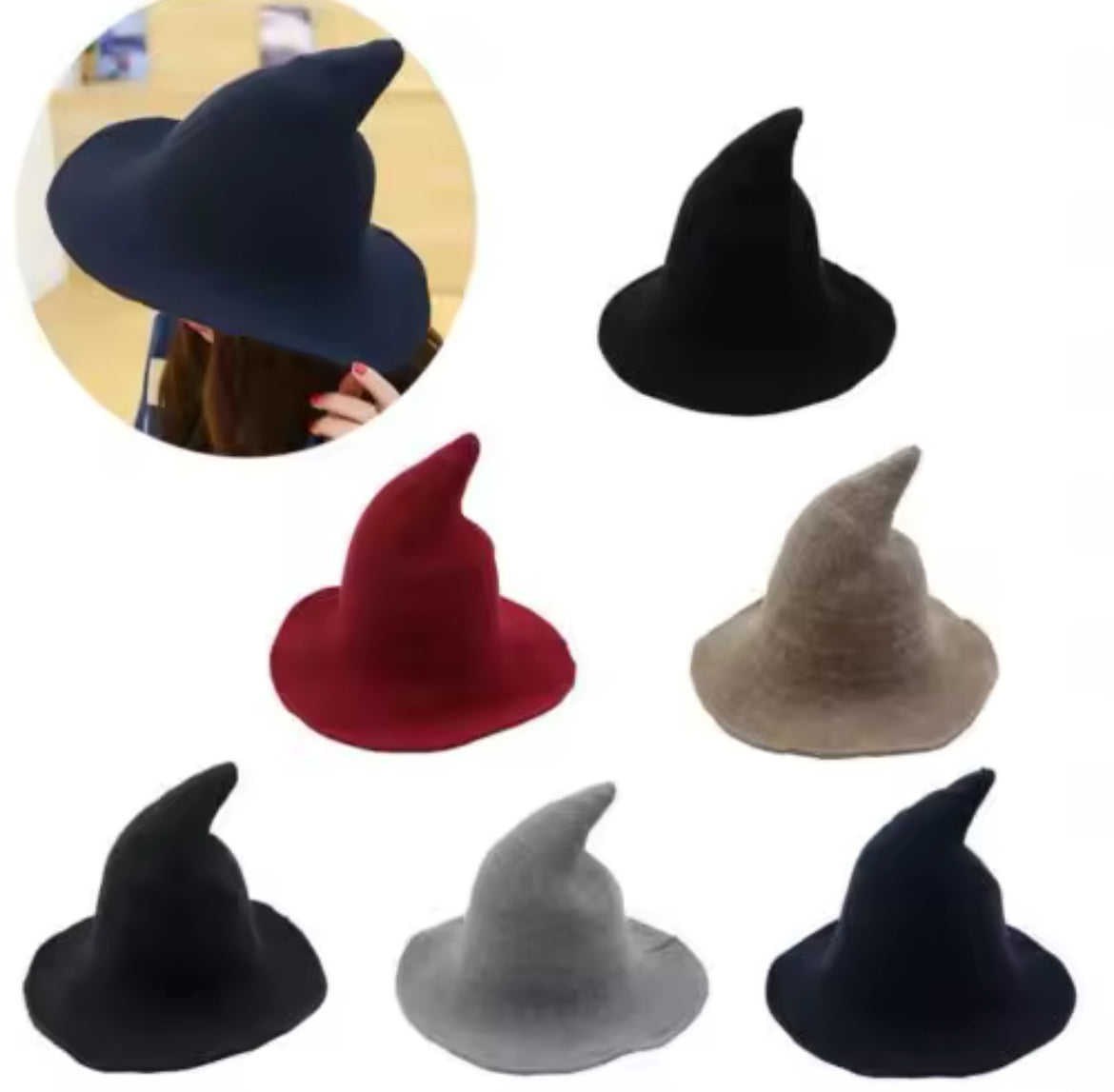 “Modern Wool Witch Hat – Wool for Everyday Wear & Magick”