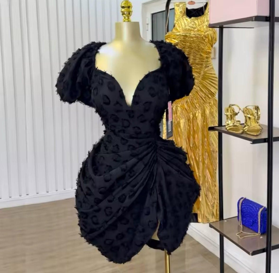 Gorgeous New Arrival Timeless Elegance Ruched Mini Dress