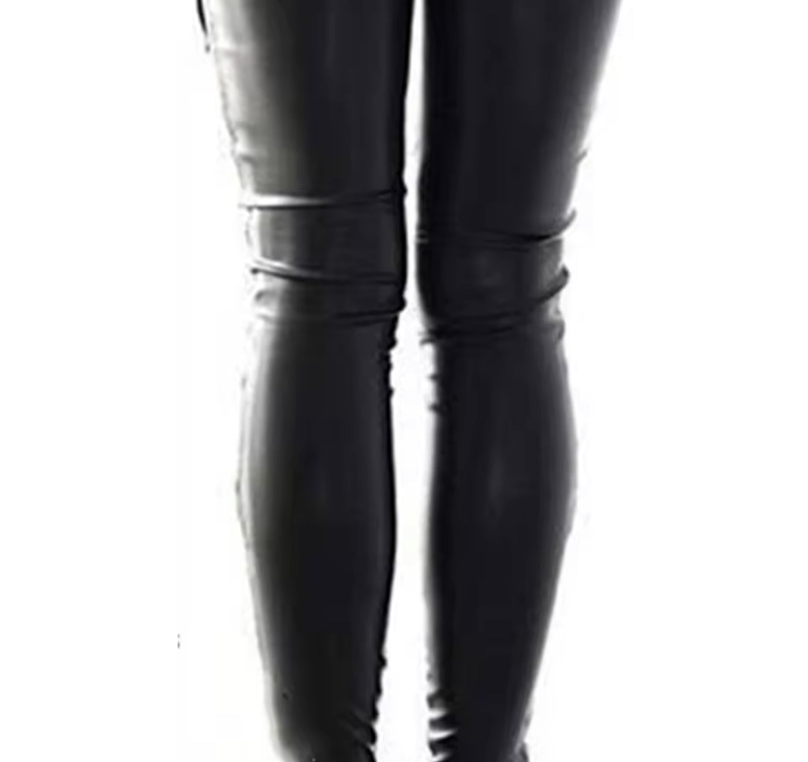 Punk Rock Lace-Up Studded Leather Pants Bold Gothic Statement