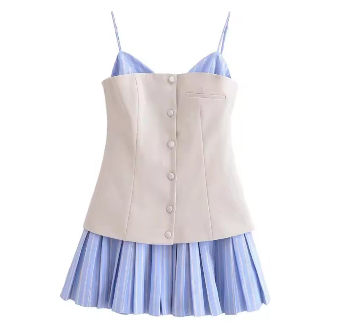New Arrival Côte Bleu Corset Dress