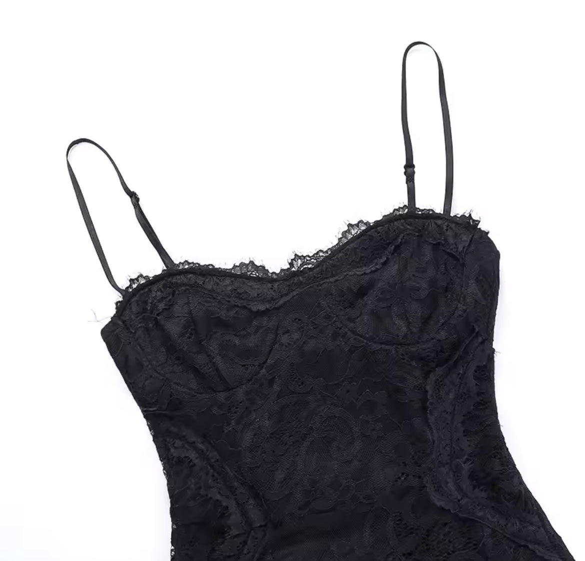 Dark Enchantress Gothic Lace Dress & Bell Sleeve Shawl “Vintage-Inspired Elegance”