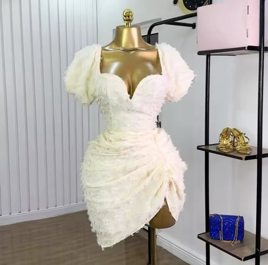 Gorgeous New Arrival Timeless Elegance Ruched Mini Dress