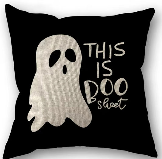 Spooky Skull & Ghost Halloween Throw Pillow Covers 3 Designs to Choose From