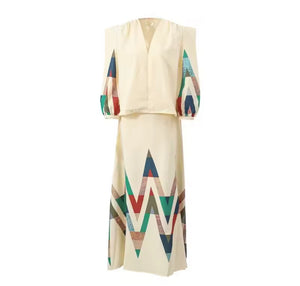 New Stunning Sundancer Oracle Maxi Skirt Set
