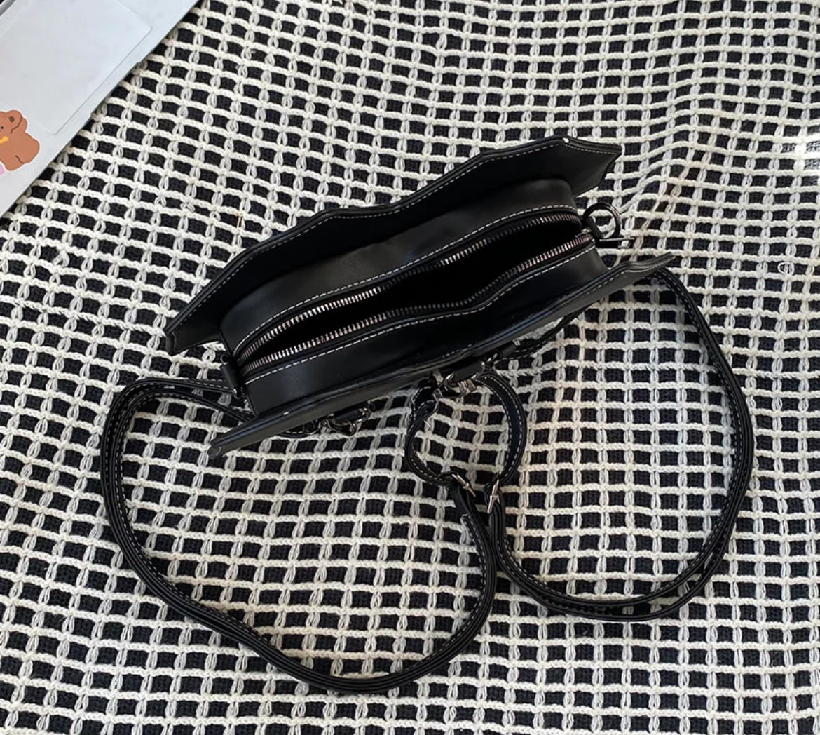 New Gothic Spiderweb Heart Backpack Unique & Stylish Women’s Bag