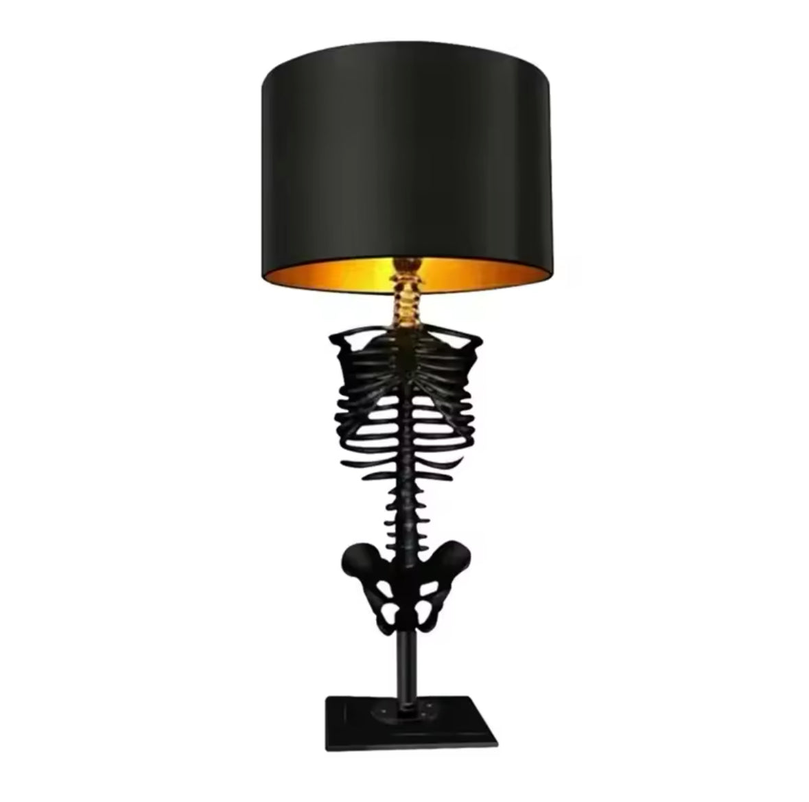New Gothic Skeleton Table Lamp - Spooky & Stylish Home Decor