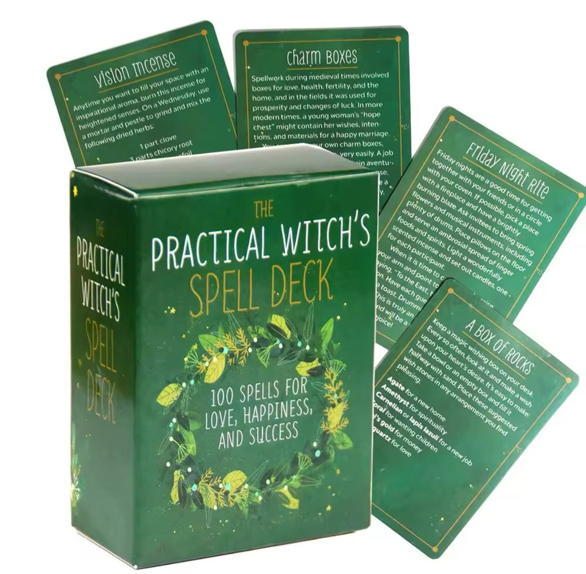 The Practical Witch’s Spell Deck - 100 Spells for Love, Happiness, and Success