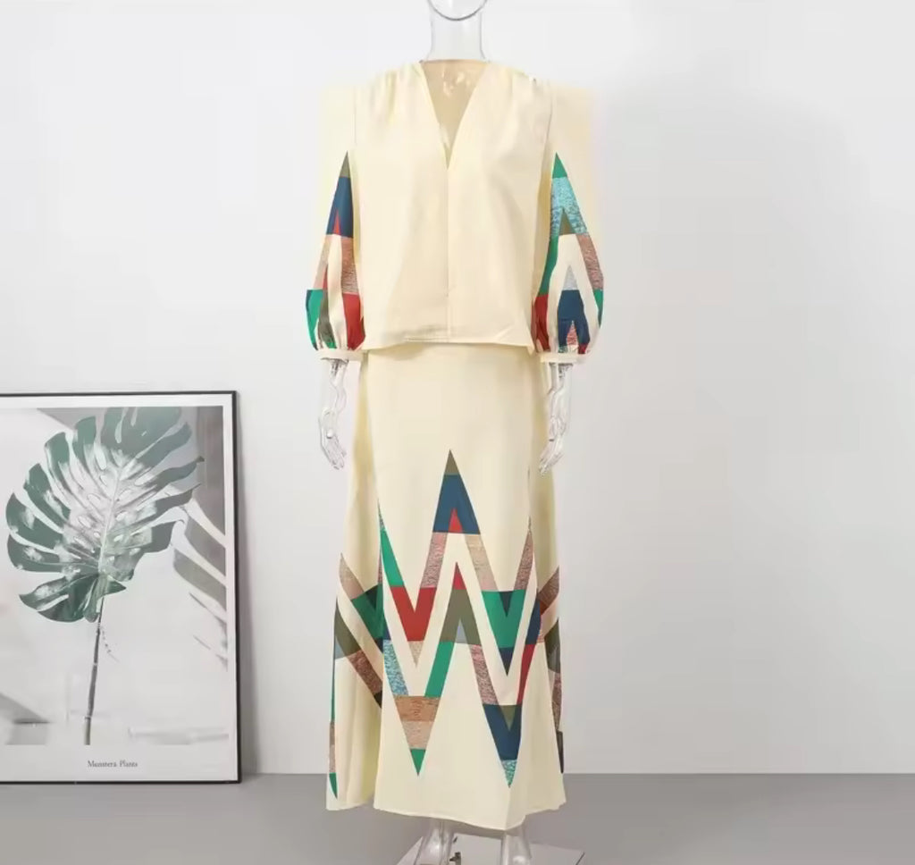 New Stunning Sundancer Oracle Maxi Skirt Set