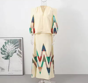 New Stunning Sundancer Oracle Maxi Skirt Set