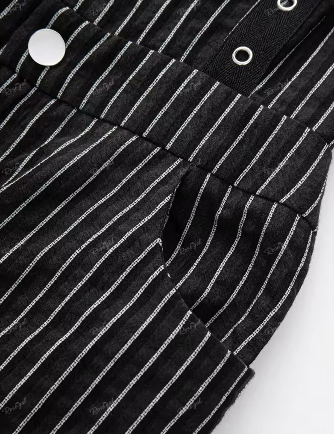 Stylish Gothic Vogue New Pinstripe Women’s Jumpsuit S M L XL 2XL 3XL Limited Stock