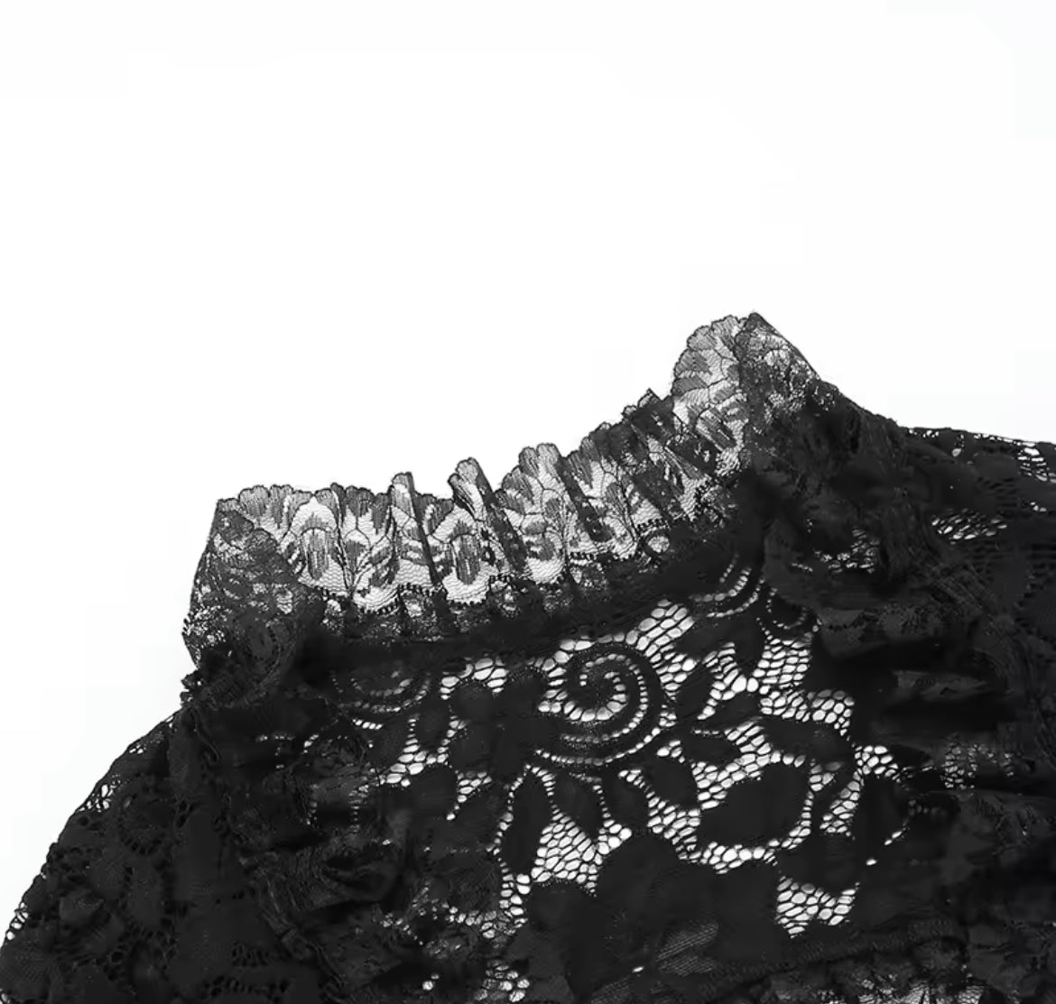 Dark Enchantress Gothic Lace Dress & Bell Sleeve Shawl “Vintage-Inspired Elegance”