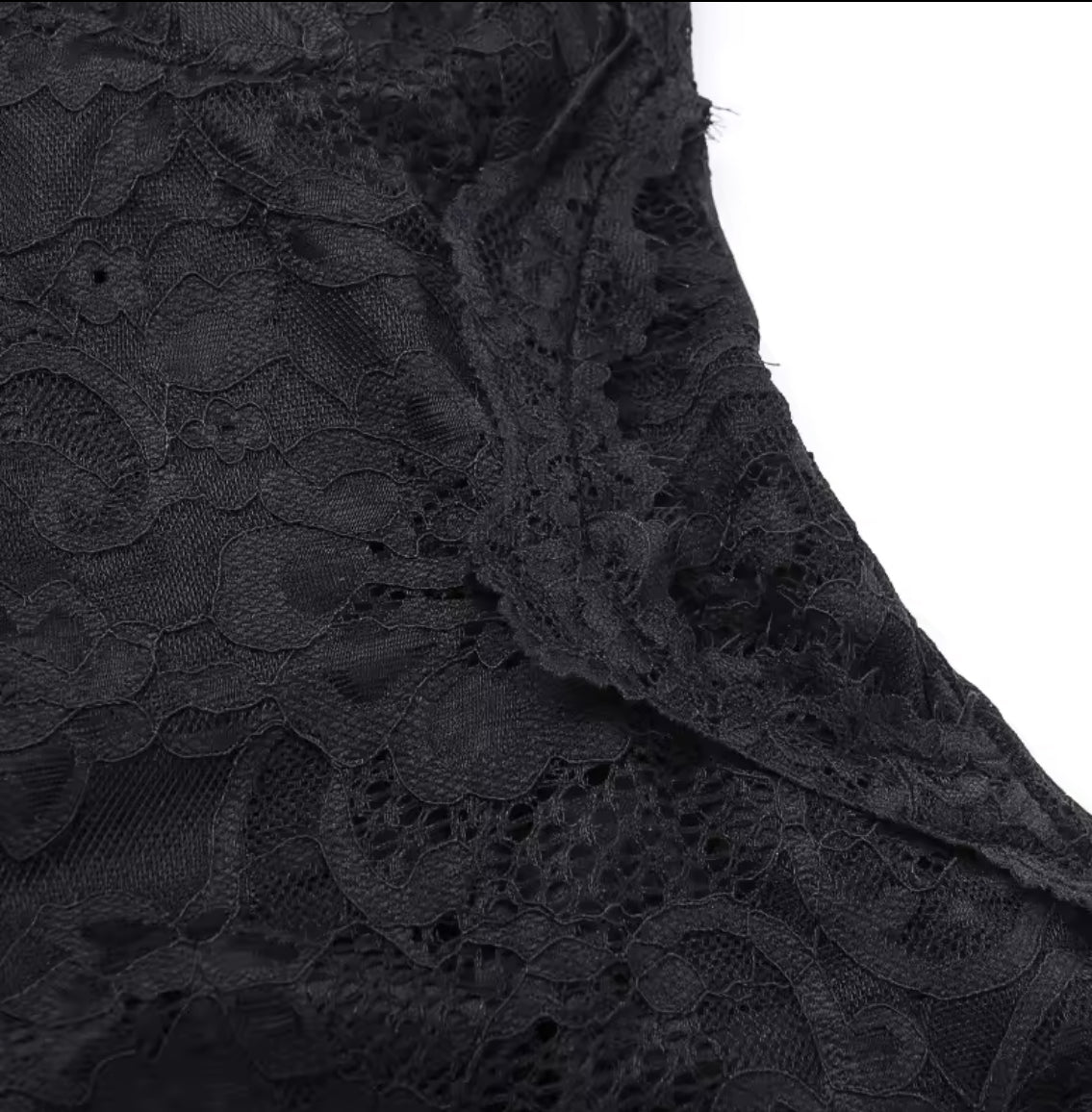 Dark Enchantress Gothic Lace Dress & Bell Sleeve Shawl “Vintage-Inspired Elegance”